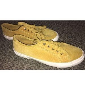 Yellow Corduroy Shoes